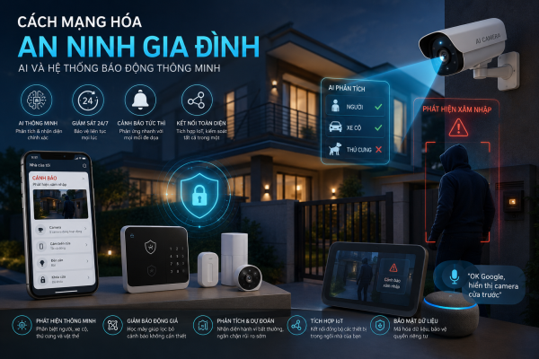 Cách mạng hóa an ninh gia đình - AI và Hệ thống báo động thông minh